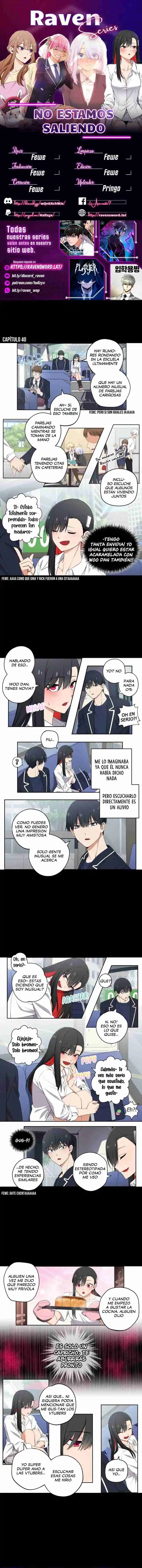 ¡No Estamos Saliendo: Chapter 40 - Page 1