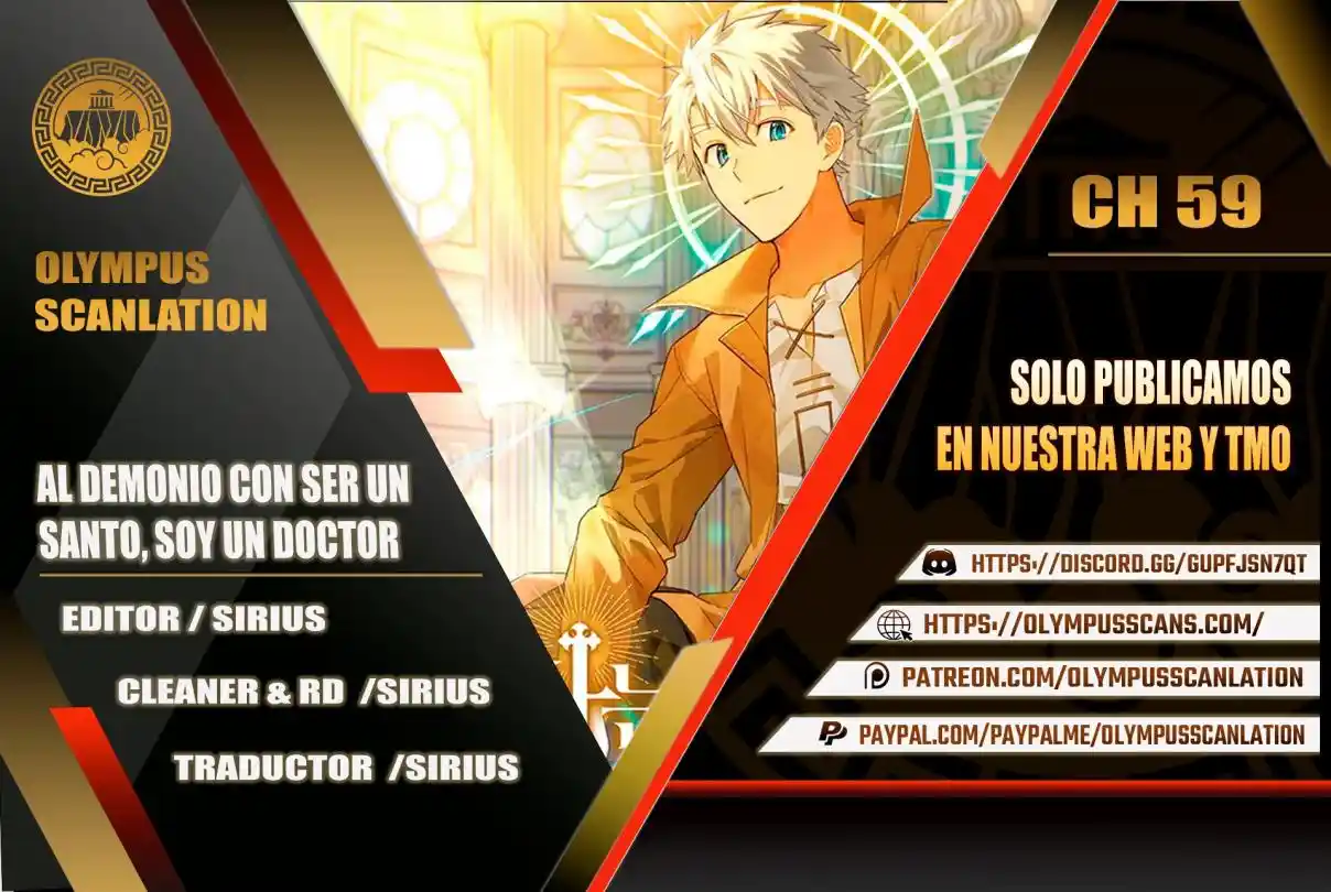 Al Diablo Con Ser Un Santo, Soy Un Médico: Chapter 59 - Page 1