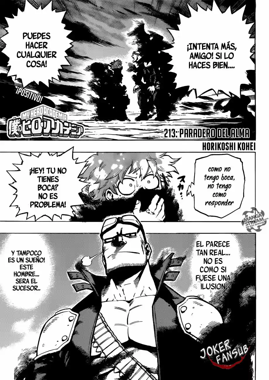 Boku No Hero Academia: Chapter 213 - Page 1