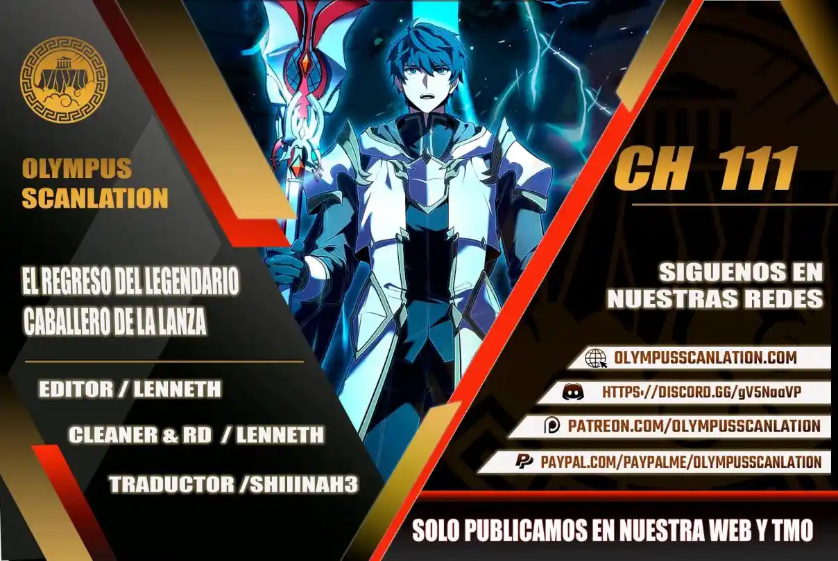 El Retorno Del Legendario Caballero De La Lanza.: Chapter 111 - Page 1