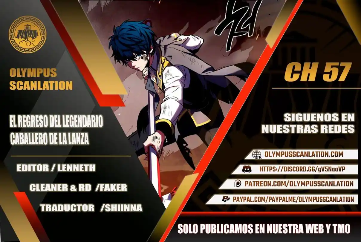 El Retorno Del Legendario Caballero De La Lanza.: Chapter 57 - Page 1