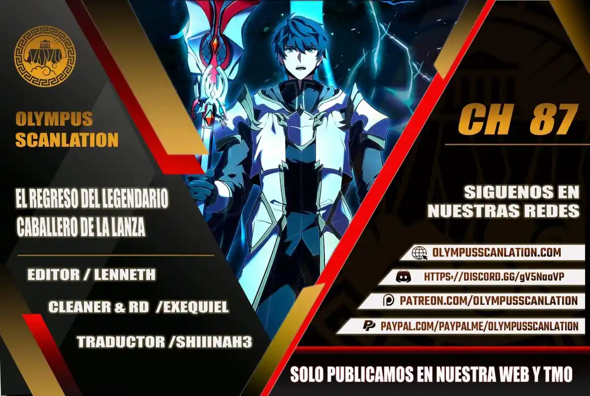 El Retorno Del Legendario Caballero De La Lanza.: Chapter 87 - Page 1