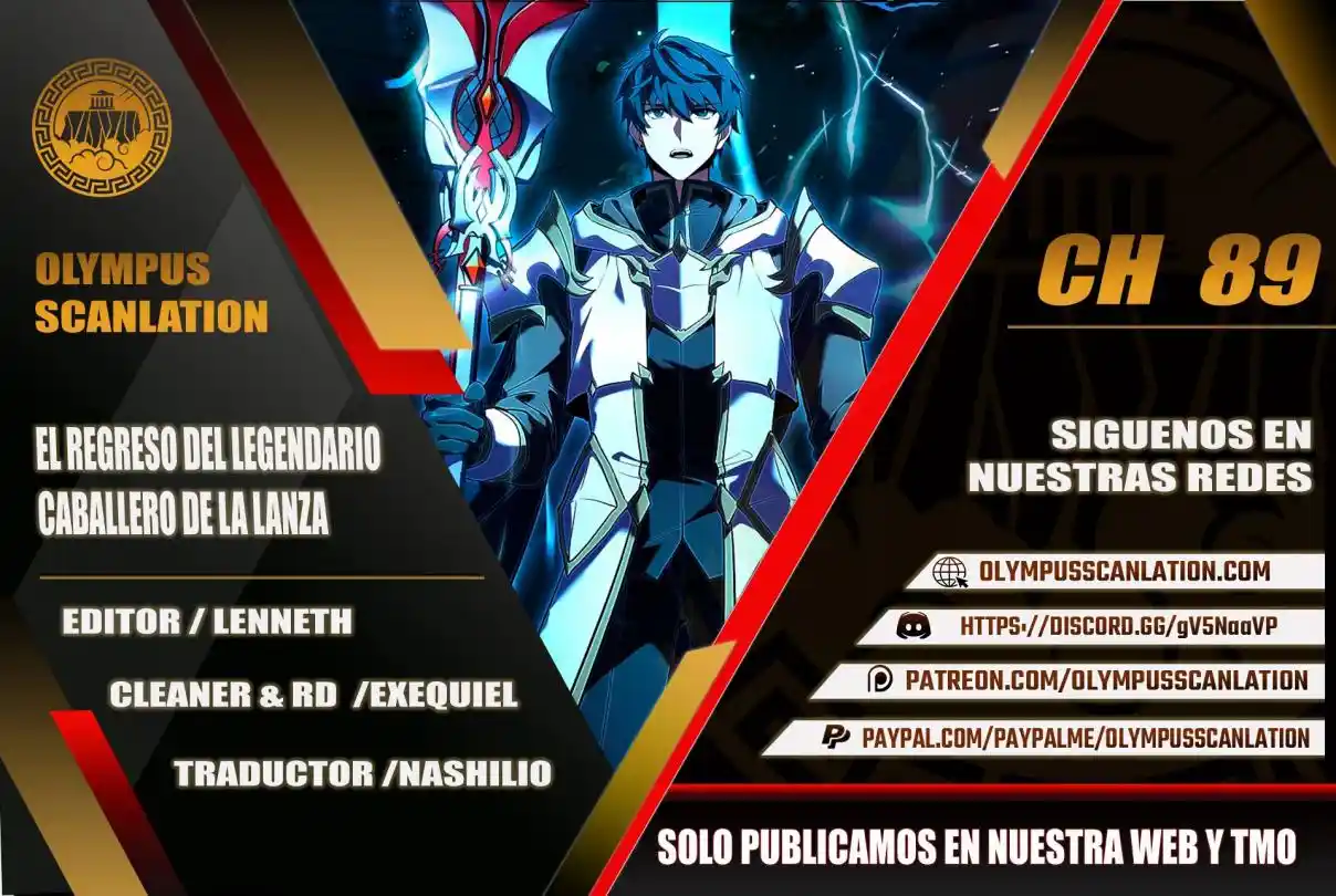 El Retorno Del Legendario Caballero De La Lanza.: Chapter 89 - Page 1