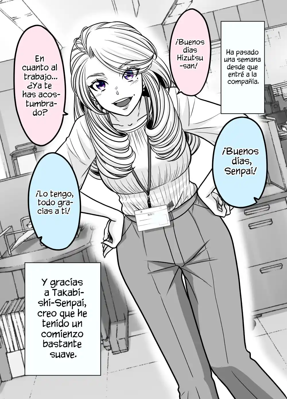 La Mentora Y El Nuevo Empleado Que Poco A Poco Cambian Entre Sí.: Chapter 8 - Page 1