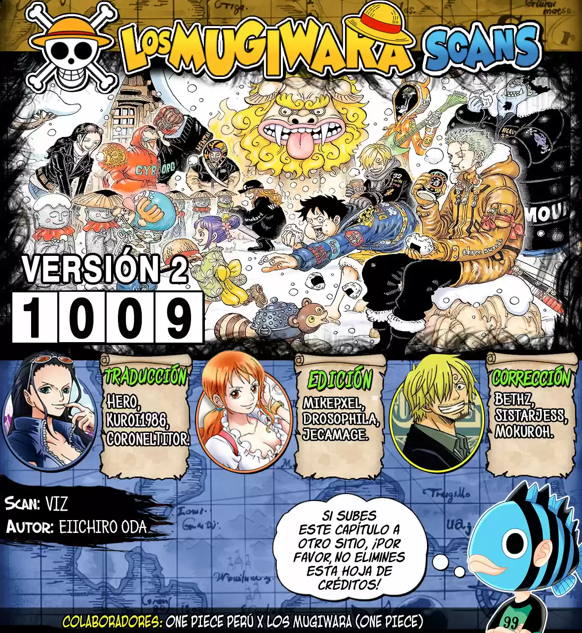 One Piece: Chapter 1009 - Page 1