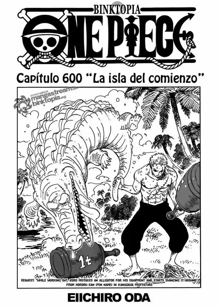 One Piece: Chapter 600 - Page 1