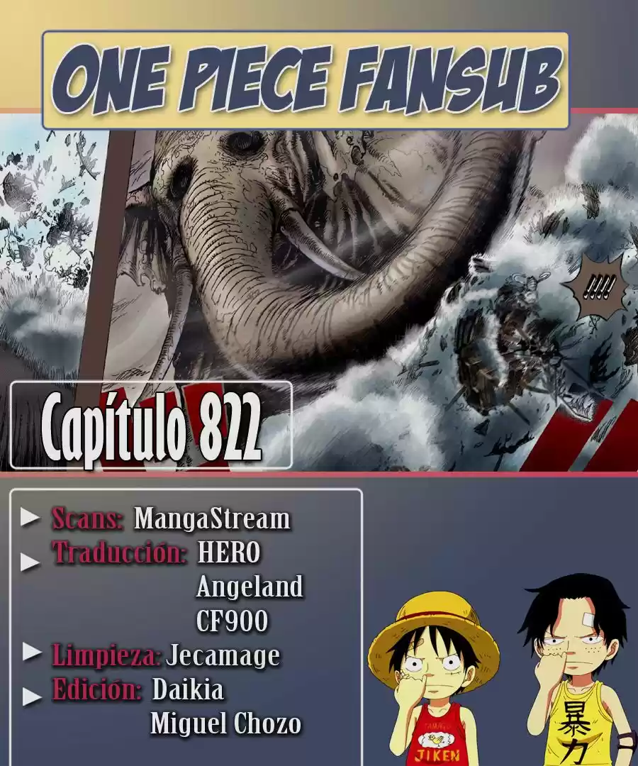 One Piece: Chapter 822 - Page 1