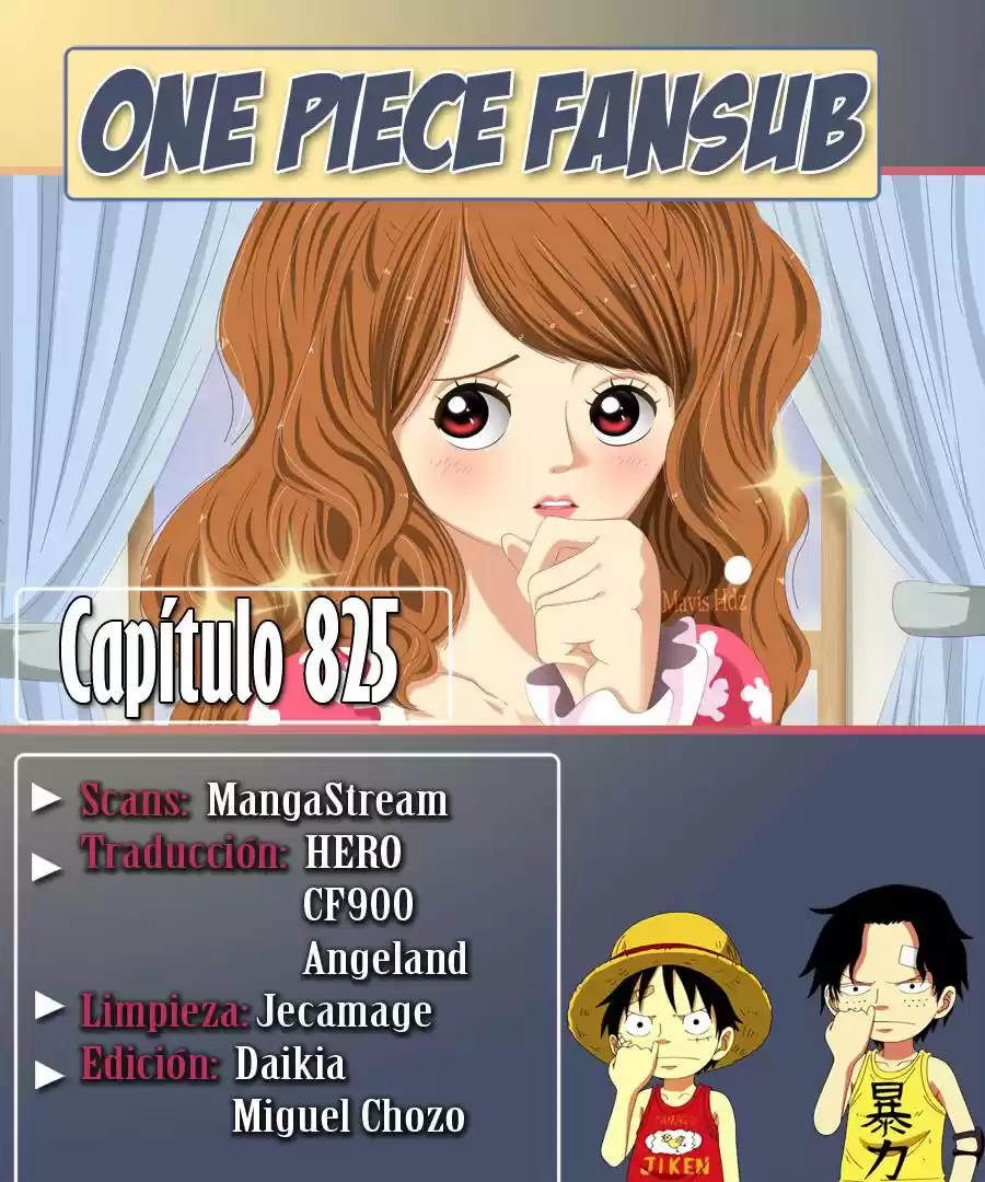 One Piece: Chapter 825 - Page 1