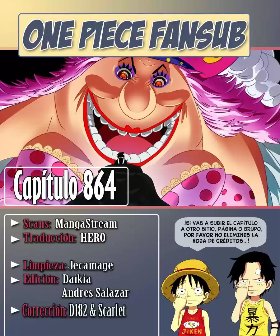 One Piece: Chapter 864 - Page 1