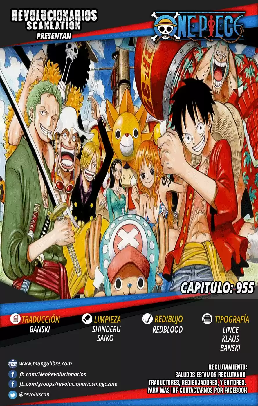 One Piece: Chapter 955 - Page 1