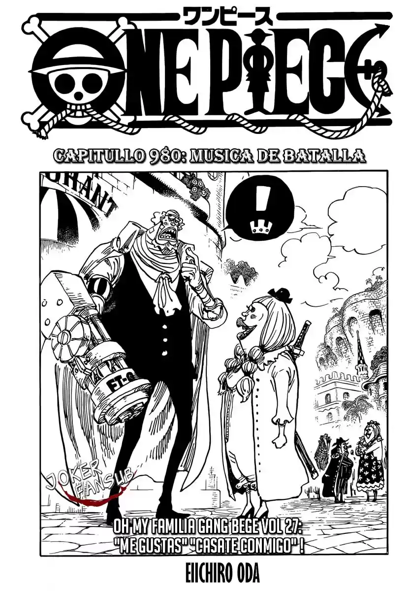 One Piece: Chapter 980 - Page 1