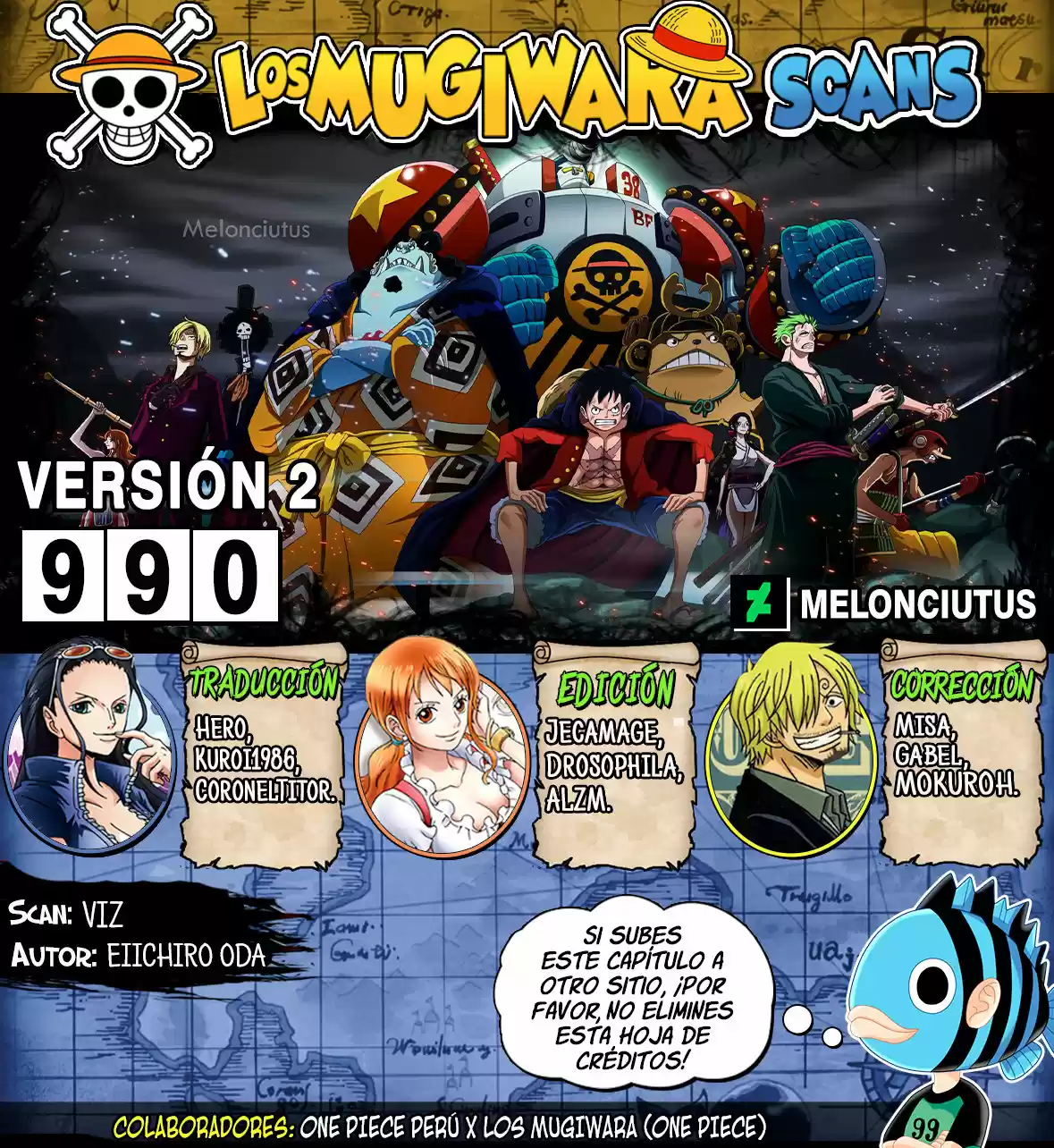 One Piece: Chapter 990 - Page 1