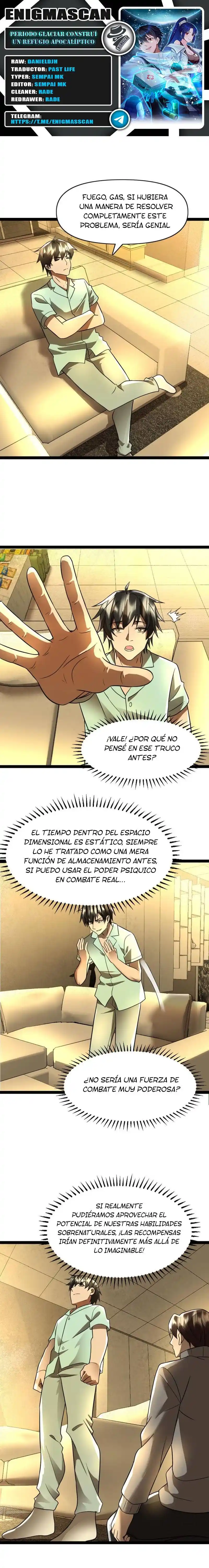 Periodo Glaciar: Construí Un Refugio Apocalíptico: Chapter 90 - Page 1